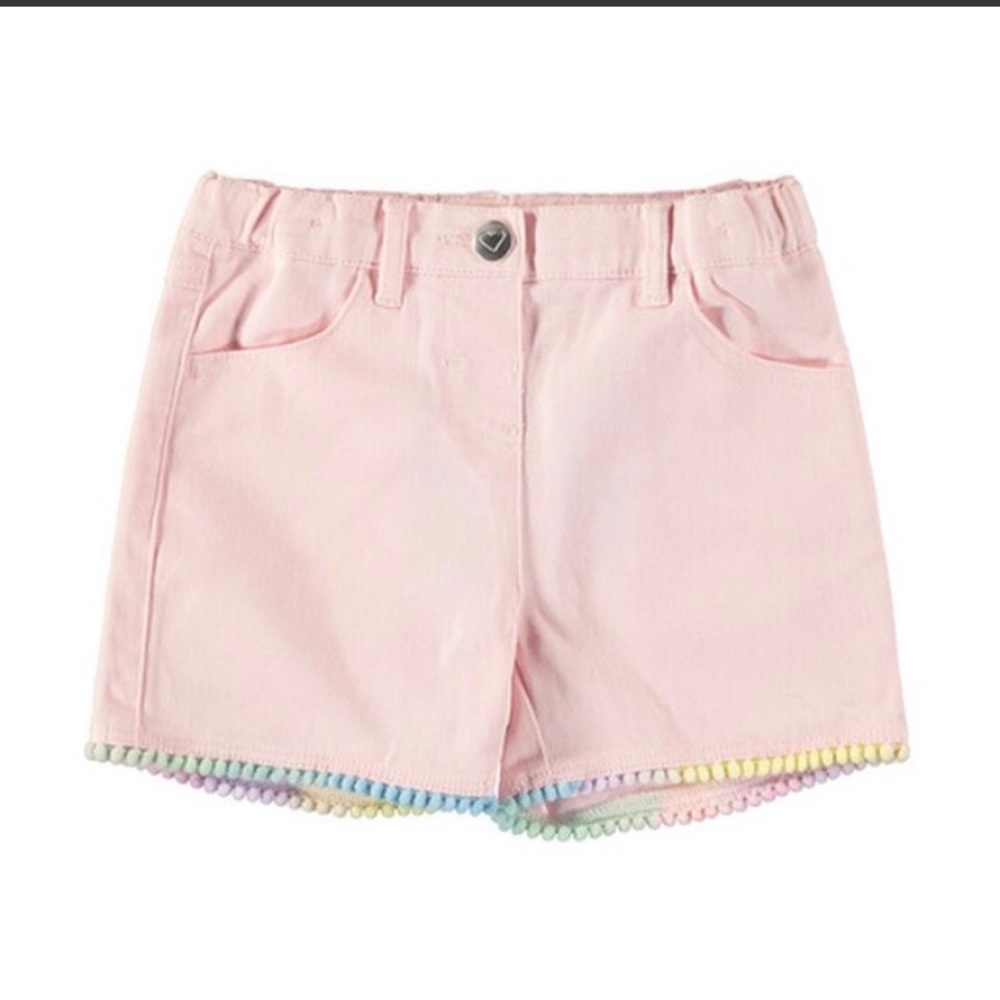 Anko girl’s multicolored pom pom pink shorts - Picture 7 of 7